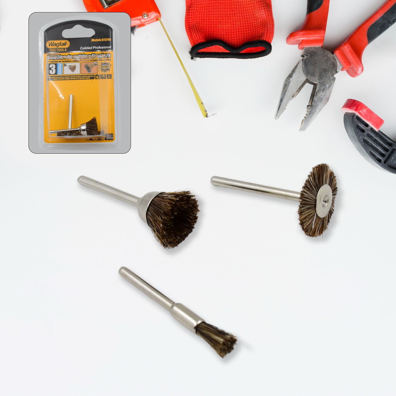Brass Wire Wheels 3 Pcs Brass Wire Wheels Rust Removal Tool Brass Wire Wheels 3 Pcs Brass Wire Wheels Rust Removal Tool